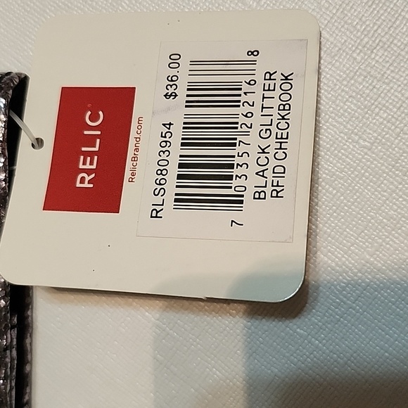 Relic Sparkling Silver Wallet, Smooth Finish NWT - Picture 4 of 12